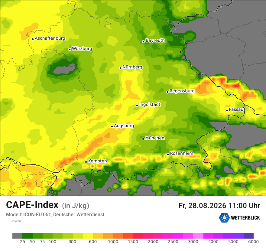Modellkarte ICON-EU – cape – by