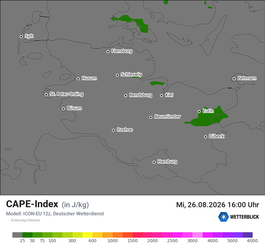Modellkarte ICON-EU – cape – sh