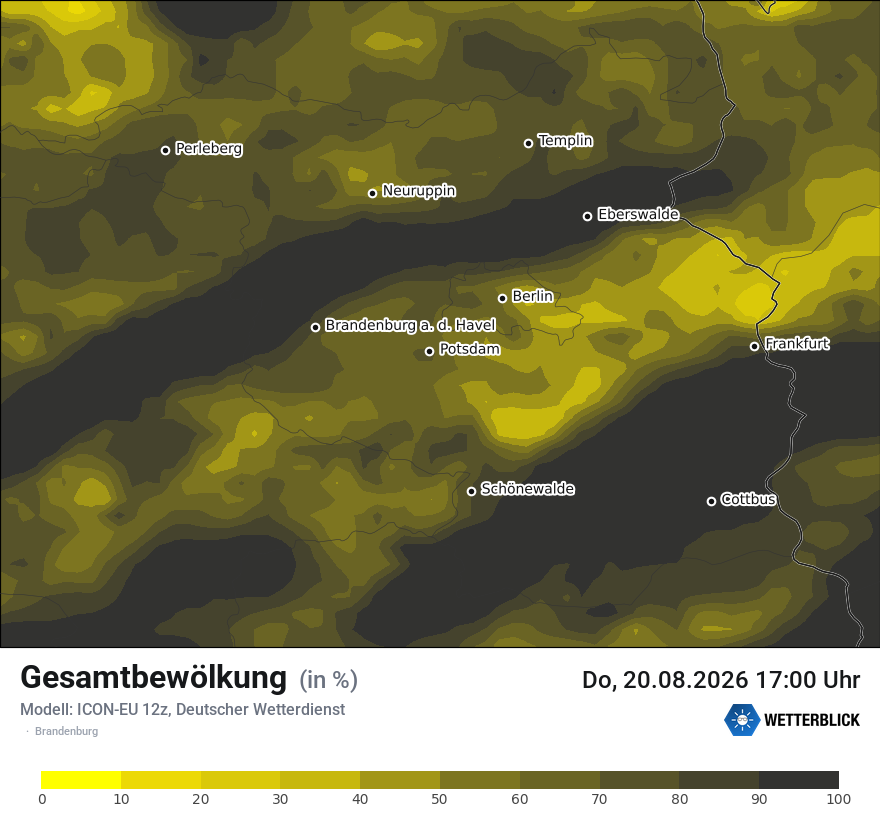 Modellkarte ICON-EU – clct – bb