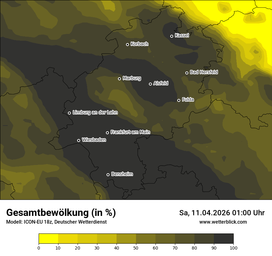 Modellkarte ICON-EU – clct – he
