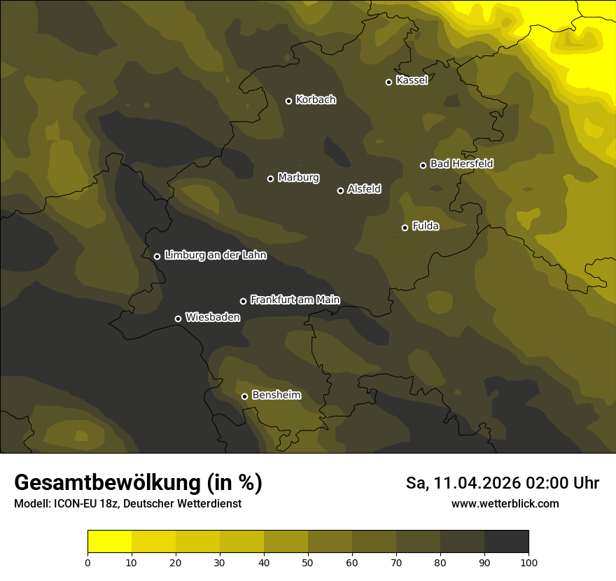 Modellkarte ICON-EU – clct – he