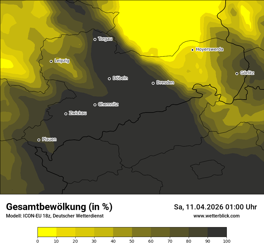 Modellkarte ICON-EU – clct – sn