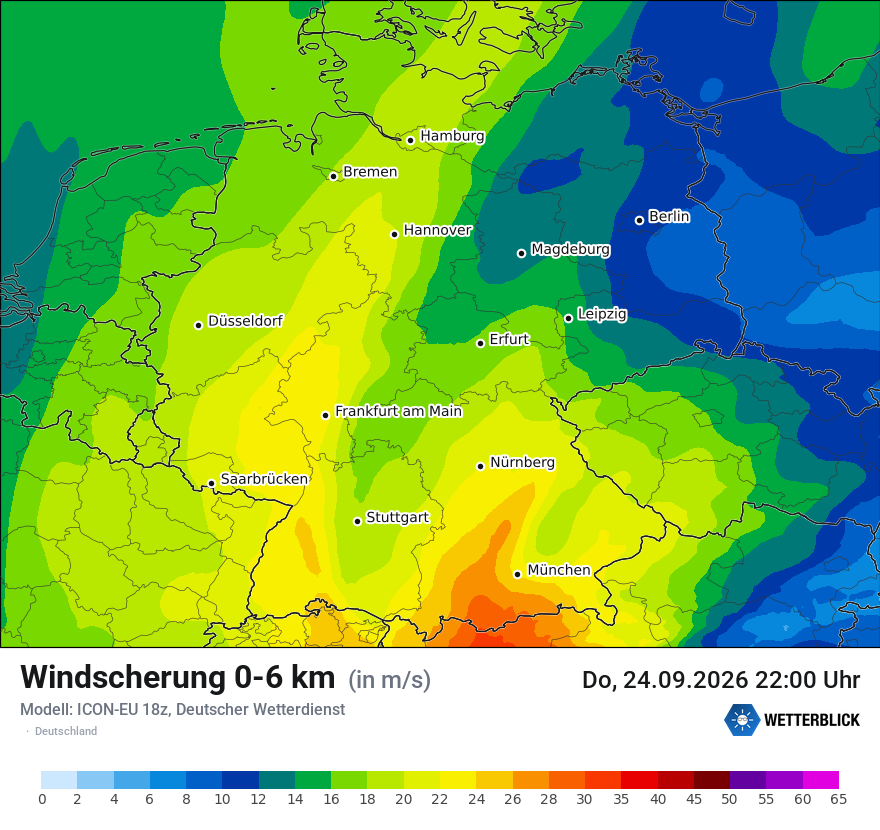 Modellkarte ICON-EU – dls – deutschland