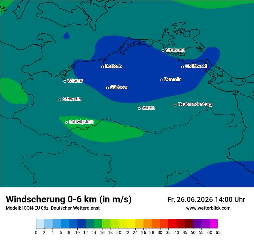 Modellkarte ICON-EU – dls – mv