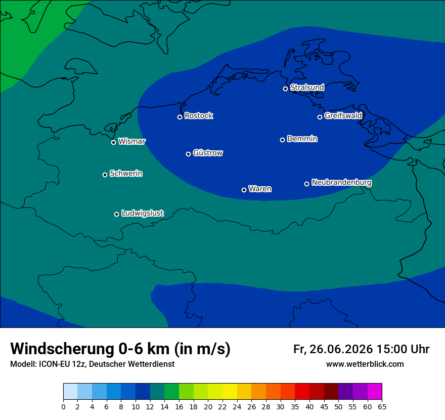 Modellkarte ICON-EU – dls – mv