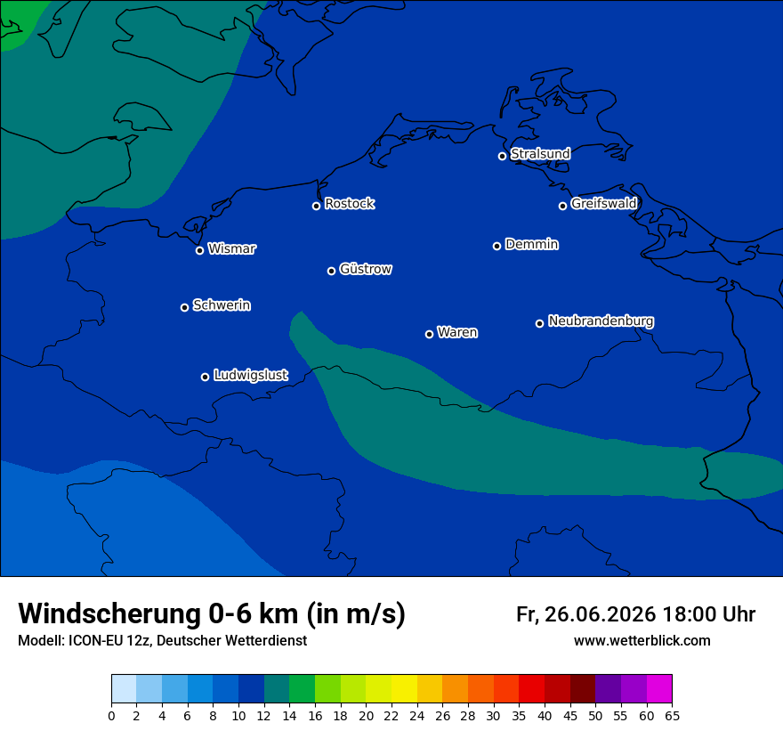 Modellkarte ICON-EU – dls – mv