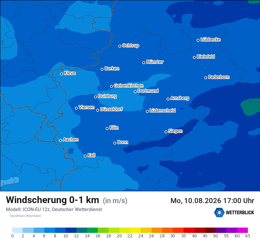 Modellkarte ICON-EU – lls – nrw