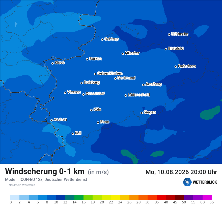 Modellkarte ICON-EU – lls – nrw
