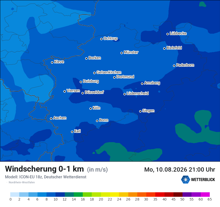 Modellkarte ICON-EU – lls – nrw