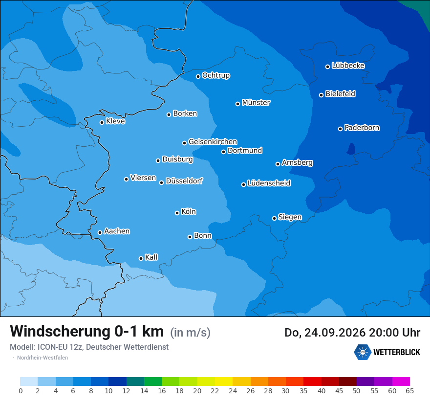 Modellkarte ICON-EU – lls – nrw