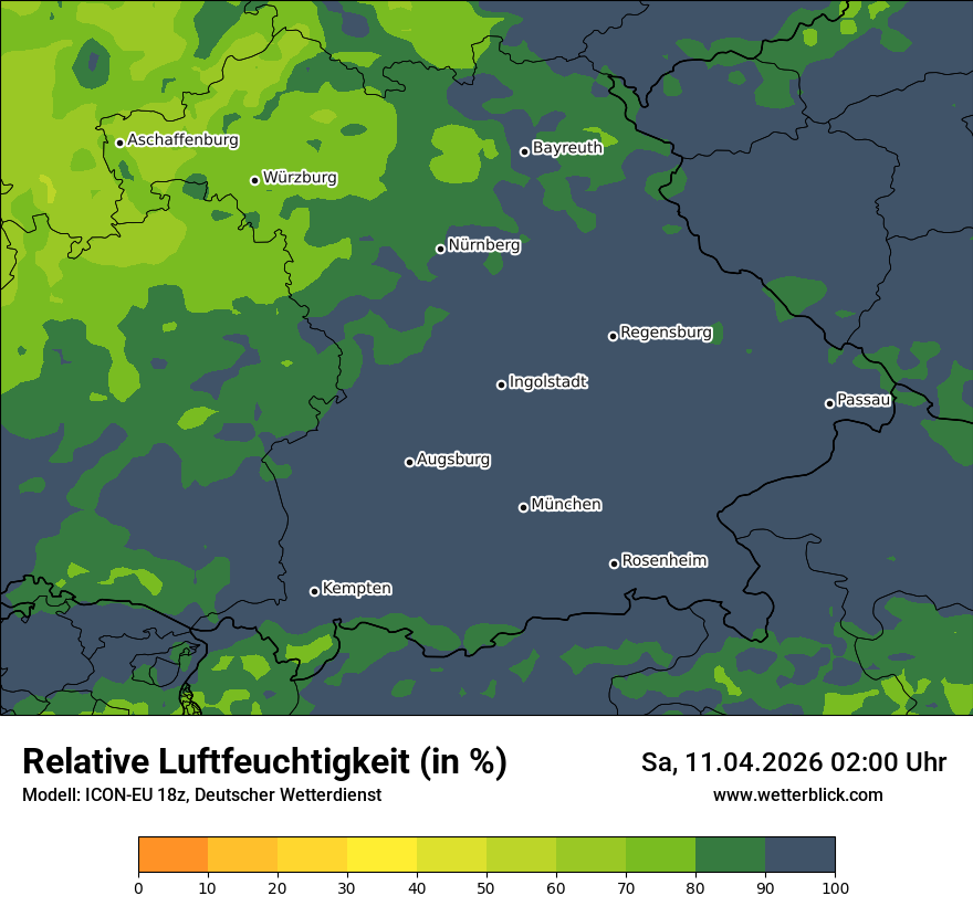 Modellkarte ICON-EU – relhum – by