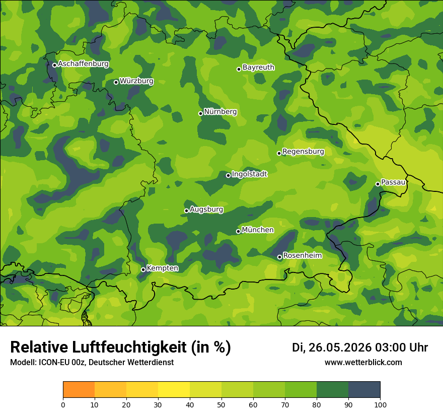 Modellkarte ICON-EU – relhum – by