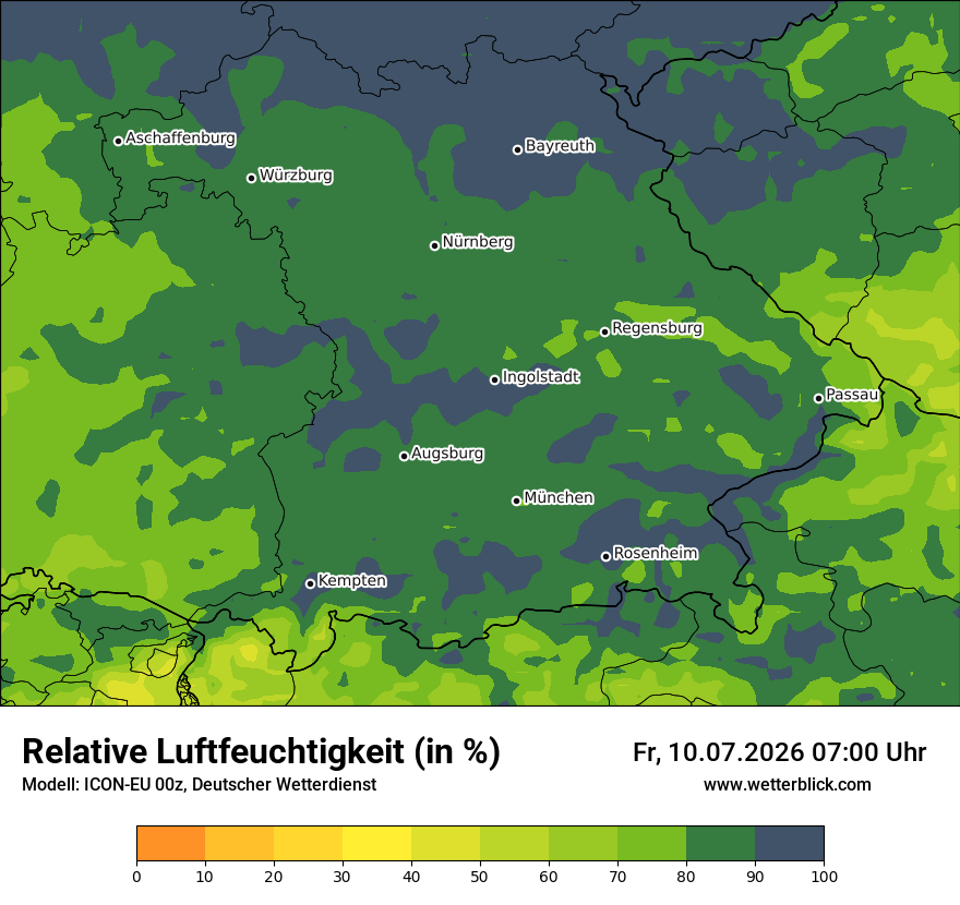 Modellkarte ICON-EU – relhum – by