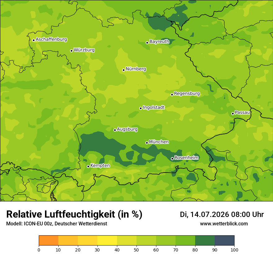 Modellkarte ICON-EU – relhum – by