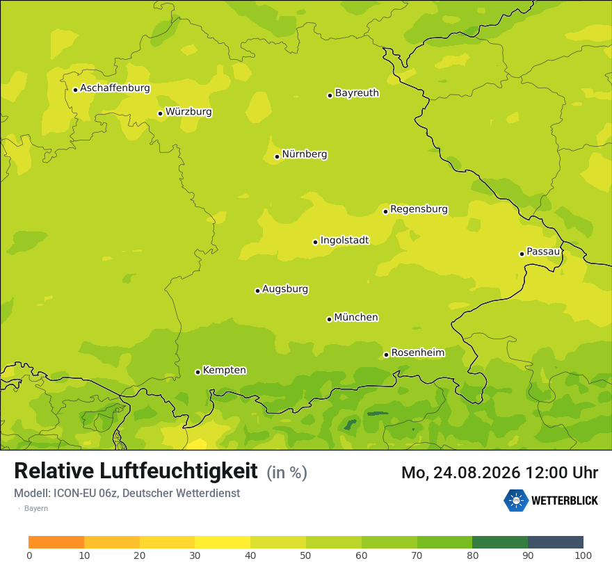 Modellkarte ICON-EU – relhum – by