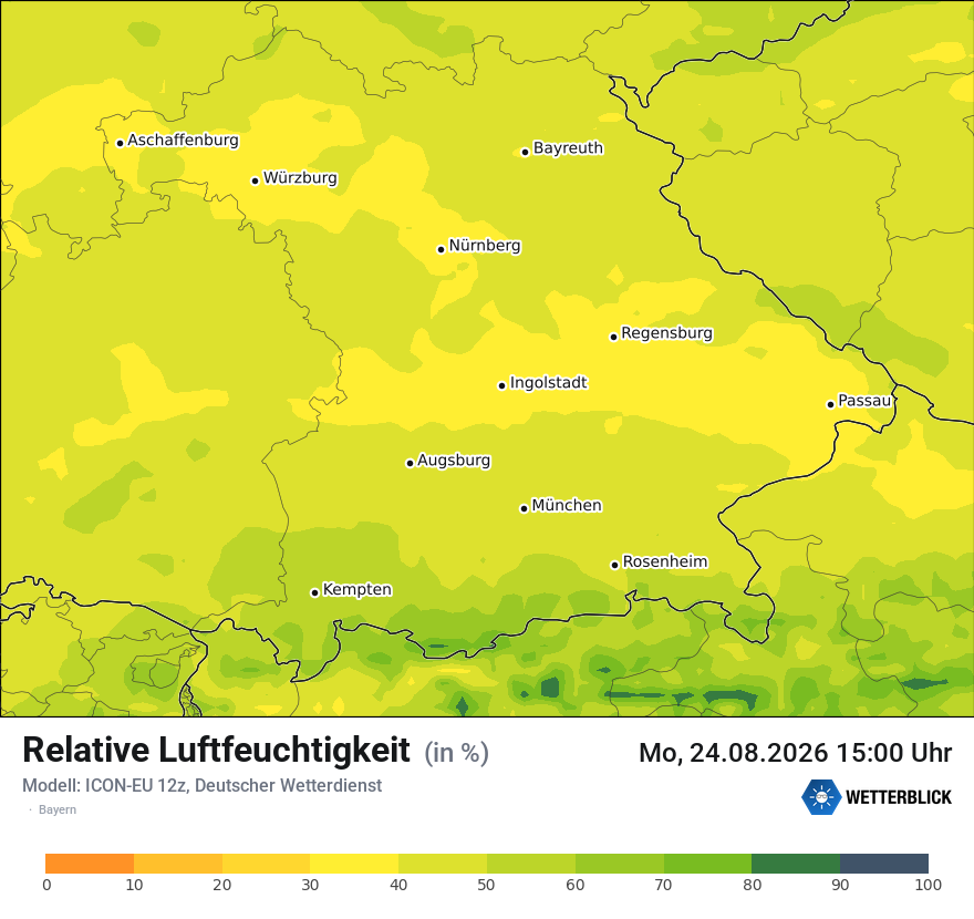 Modellkarte ICON-EU – relhum – by