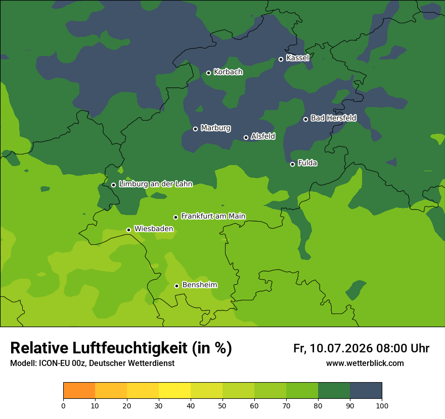 Modellkarte ICON-EU – relhum – he