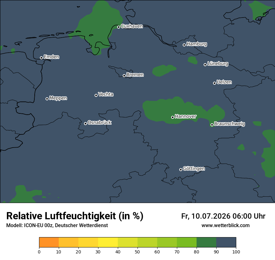 Modellkarte ICON-EU – relhum – ni