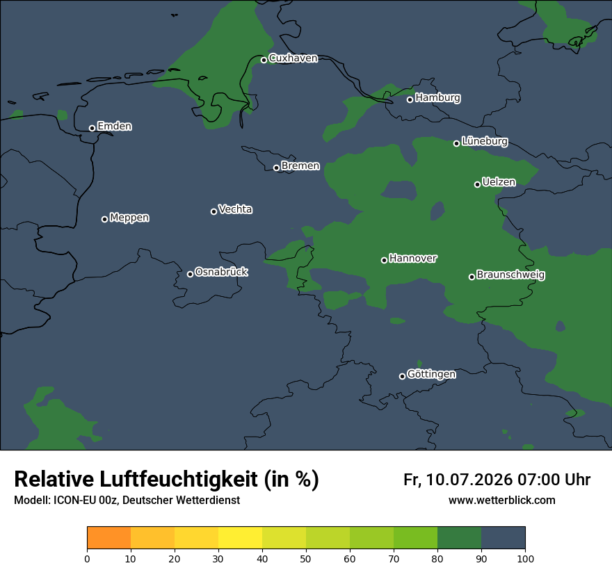 Modellkarte ICON-EU – relhum – ni