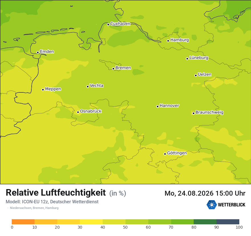 Modellkarte ICON-EU – relhum – ni