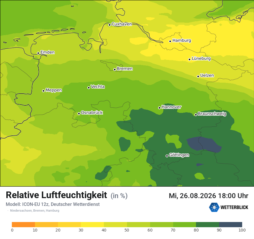 Modellkarte ICON-EU – relhum – ni