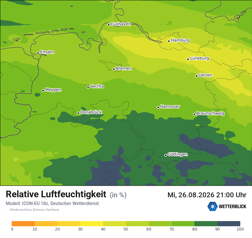 Modellkarte ICON-EU – relhum – ni