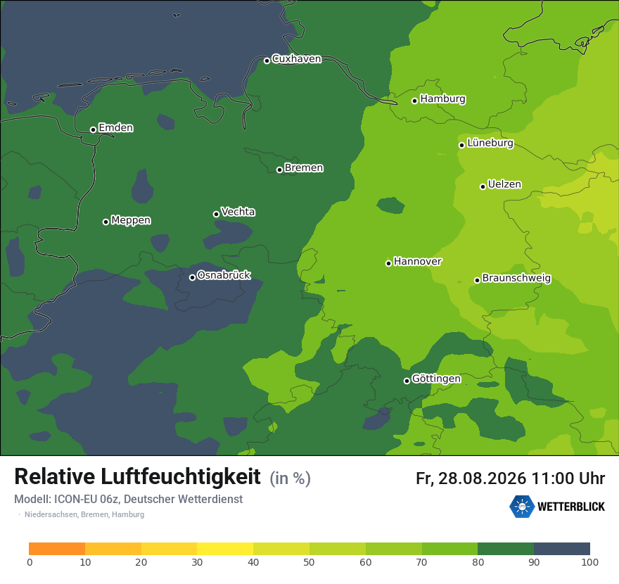 Modellkarte ICON-EU – relhum – ni