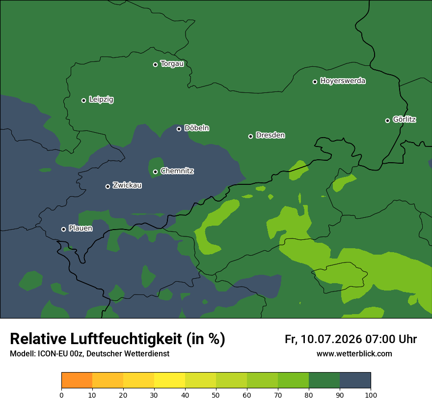 Modellkarte ICON-EU – relhum – sn