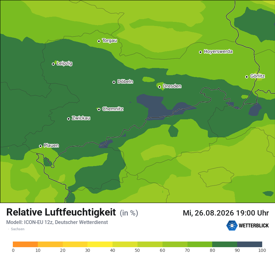 Modellkarte ICON-EU – relhum – sn