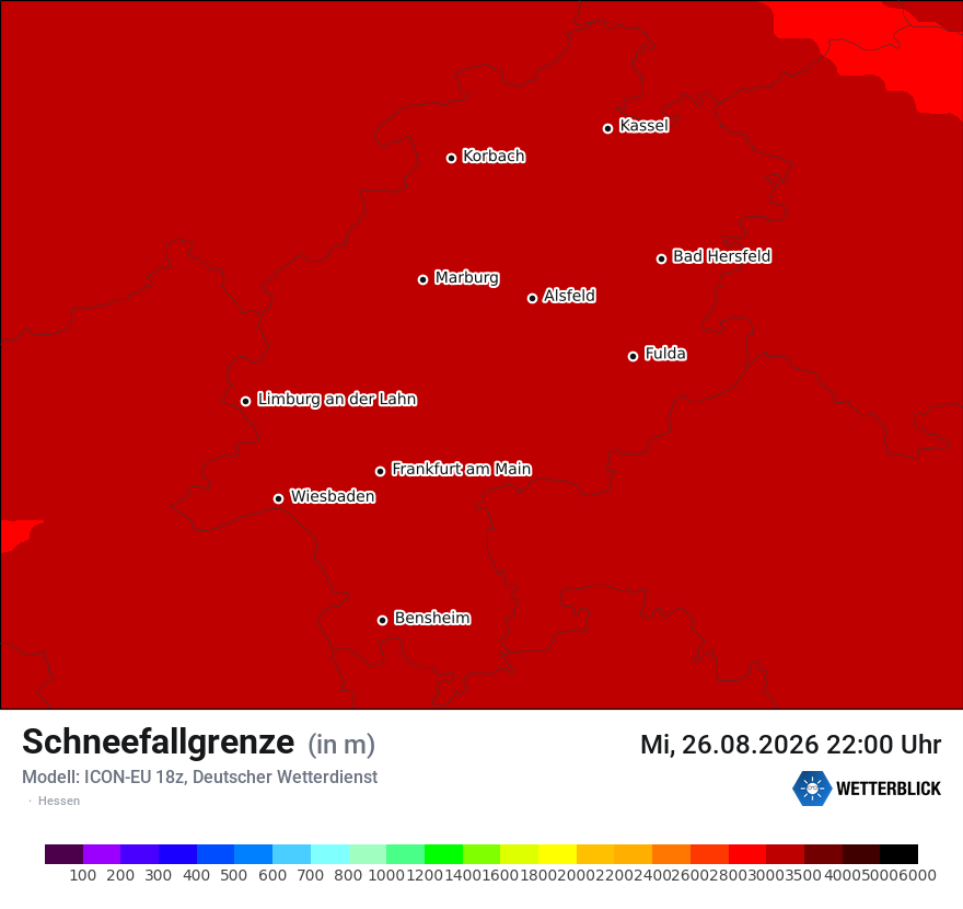 Modellkarte ICON-EU – snowlmt – he