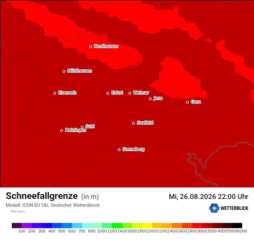 Modellkarte ICON-EU – snowlmt – th