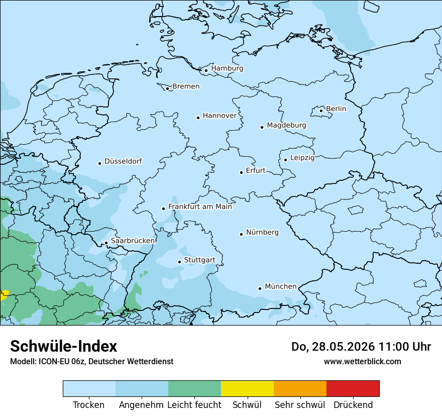 Modellkarte ICON-EU – sui – deutschland