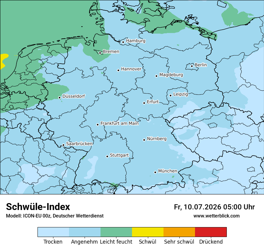 Modellkarte ICON-EU – sui – deutschland