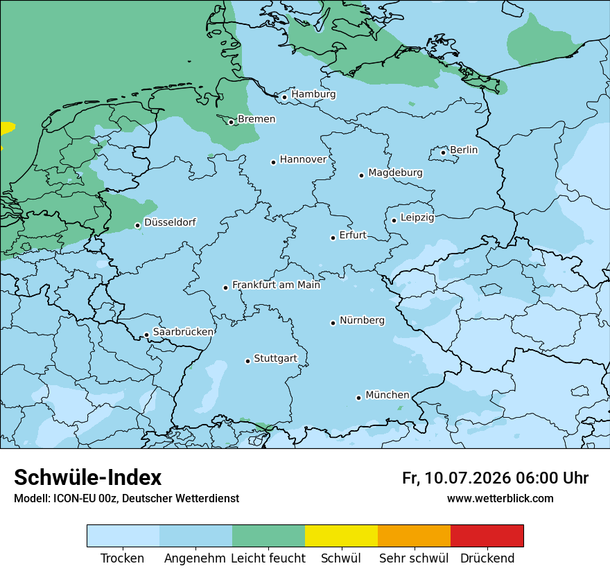 Modellkarte ICON-EU – sui – deutschland