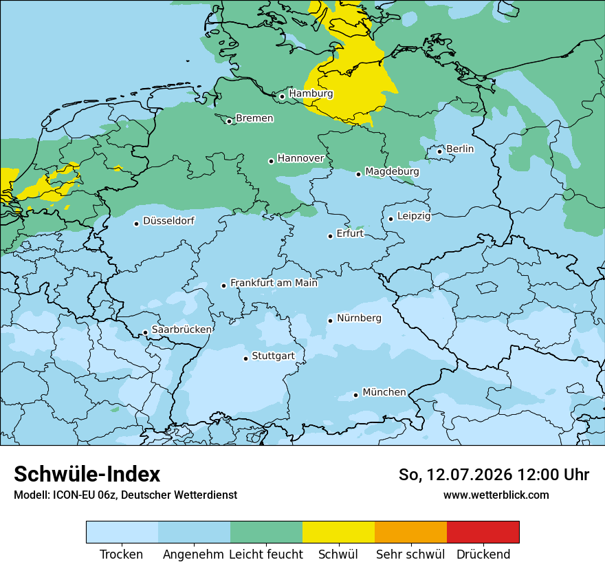 Modellkarte ICON-EU – sui – deutschland