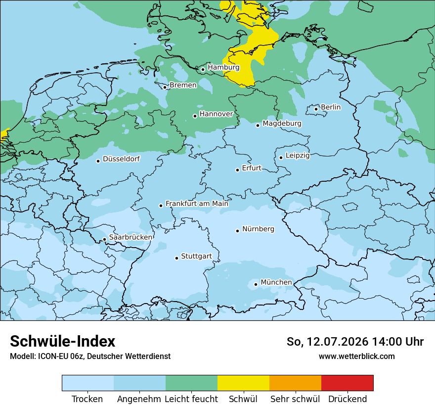 Modellkarte ICON-EU – sui – deutschland