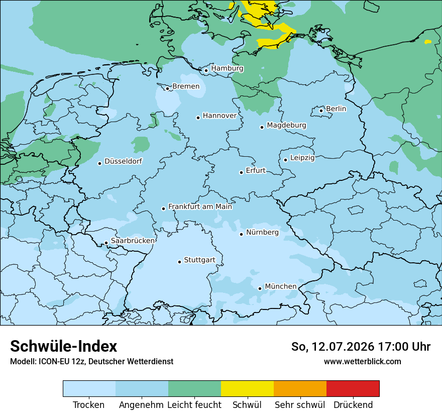 Modellkarte ICON-EU – sui – deutschland