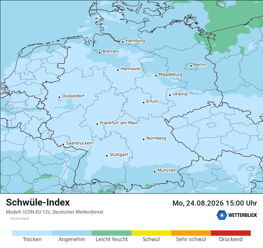 Modellkarte ICON-EU – sui – deutschland