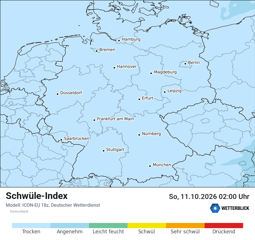Modellkarte ICON-EU – sui – deutschland