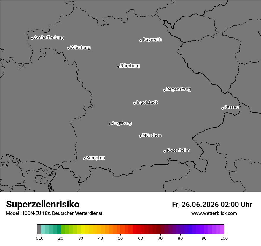 Modellkarte ICON-EU – superzellenrisiko – by