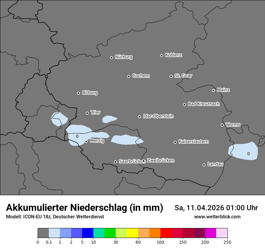 Modellkarte ICON-EU – tot_prec – rp