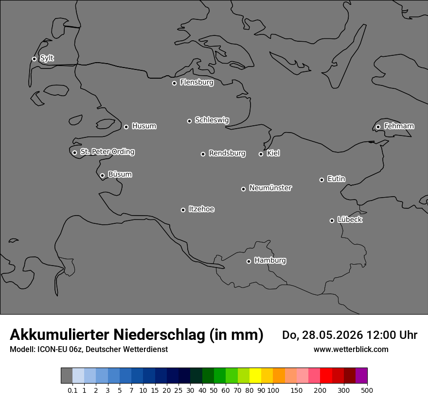 Modellkarte ICON-EU – tot_prec – sh