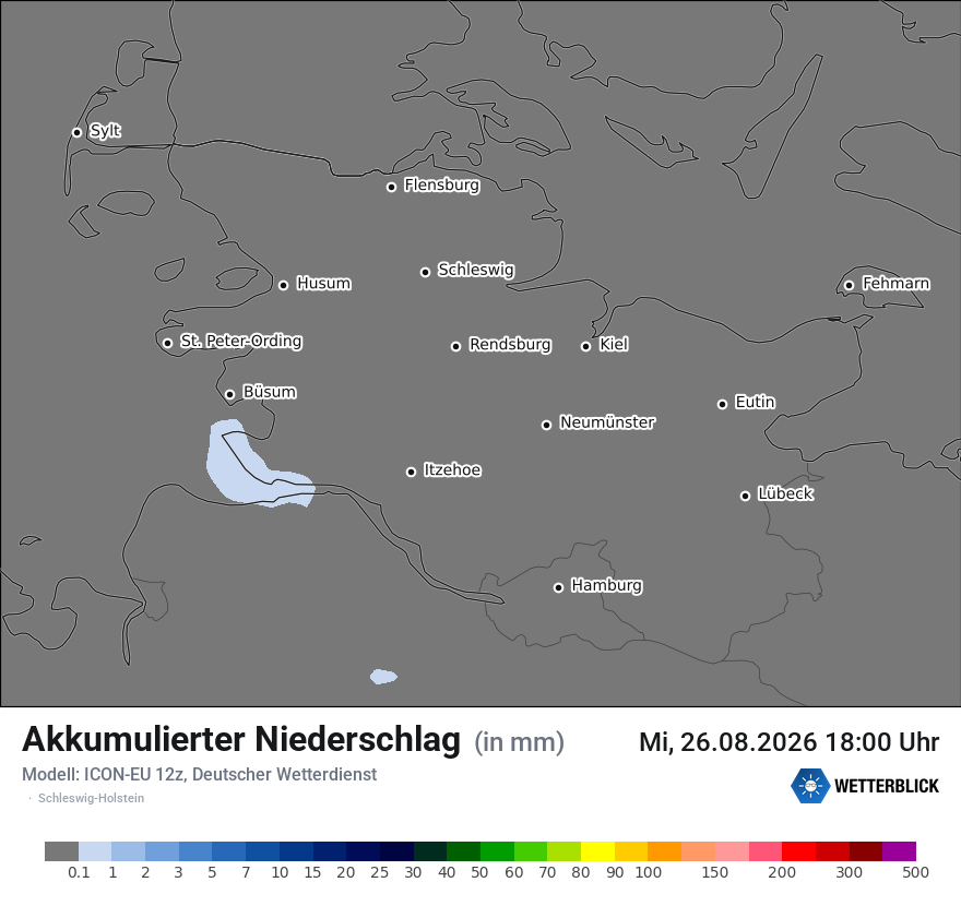 Modellkarte ICON-EU – tot_prec – sh