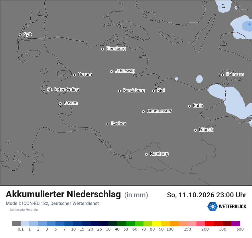 Modellkarte ICON-EU – tot_prec – sh