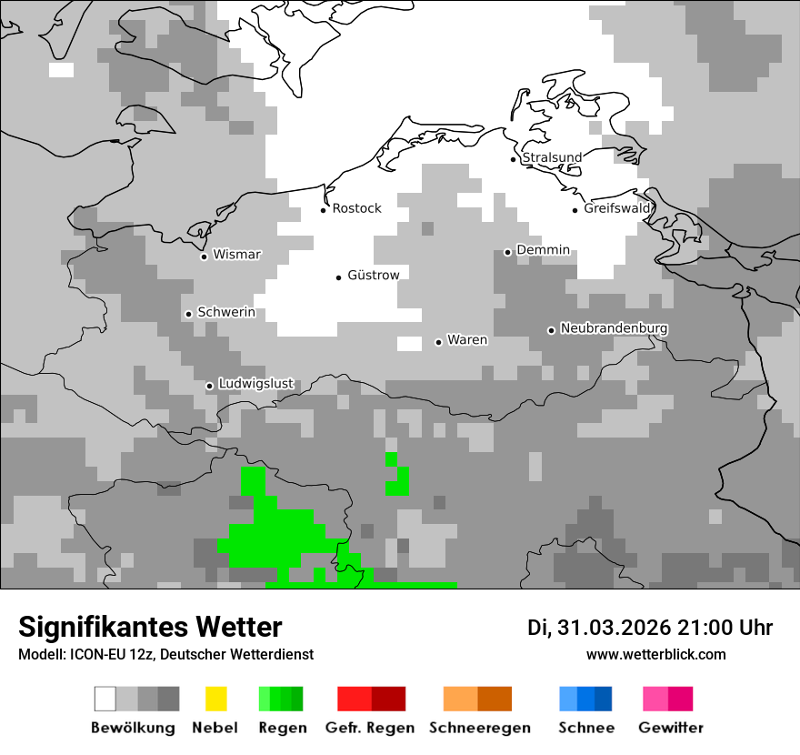 Modellkarte ICON-EU – ww – mv