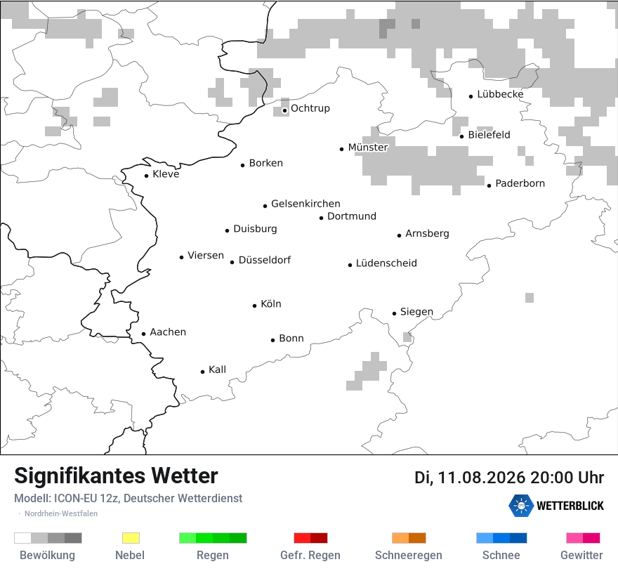 Modellkarte ICON-EU – ww – nrw