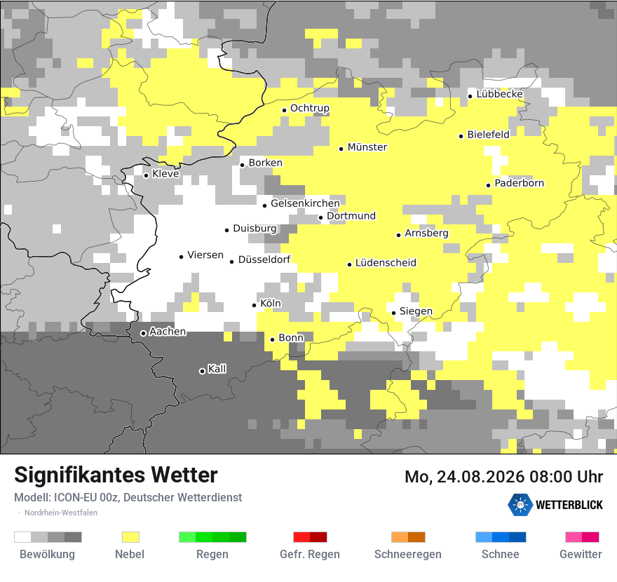 Modellkarte ICON-EU – ww – nrw