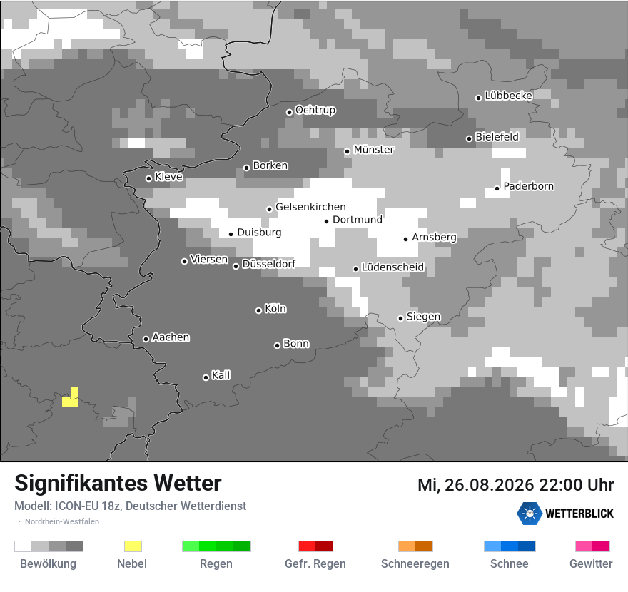 Modellkarte ICON-EU – ww – nrw