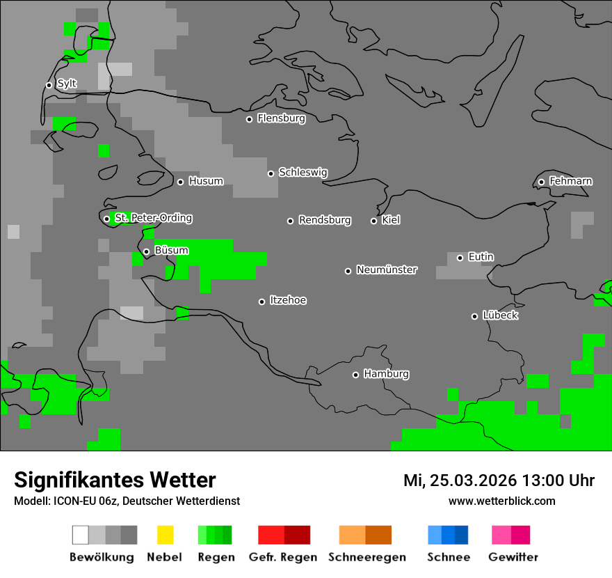 Modellkarte ICON-EU – ww – sh