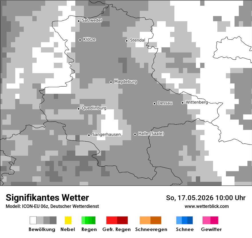 Modellkarte ICON-EU – ww – st